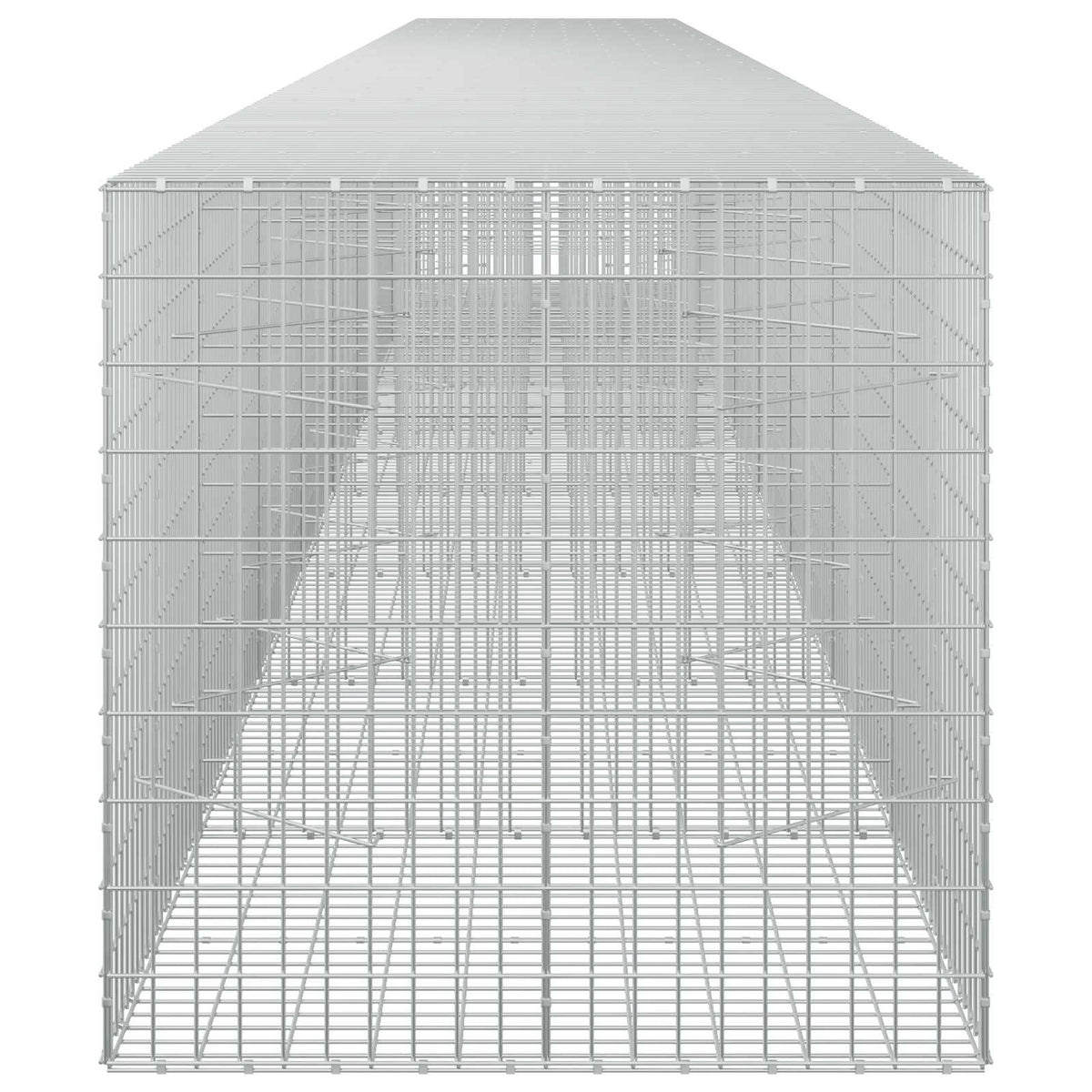 vidaXL Gabion with 5 mm Wire and 5x10 cm Mesh 900x100x100 cm 4