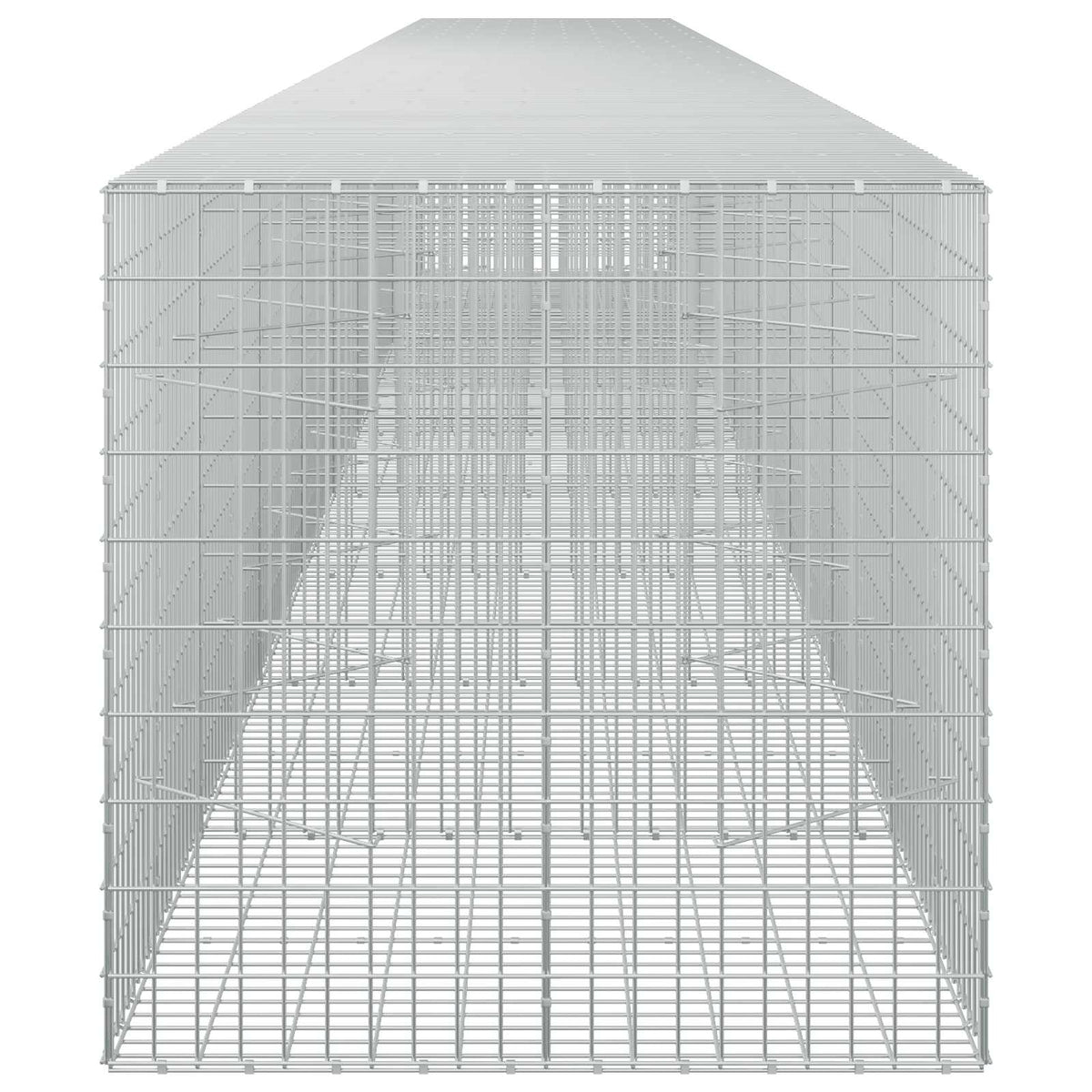vidaXL Gabion with 5 mm Wire and 5x10 cm Mesh 950x100x100 cm 4
