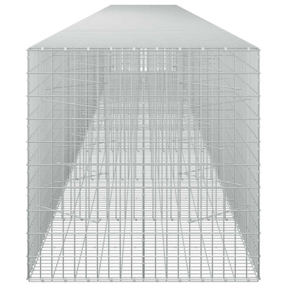 vidaXL Gabion with 5 mm Wire and 5x10 cm Mesh 950x100x100 cm 4