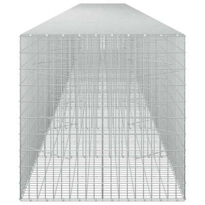 vidaXL Gabion with 5 mm Wire and 5x10 cm Mesh 1000x100x100 cm 4