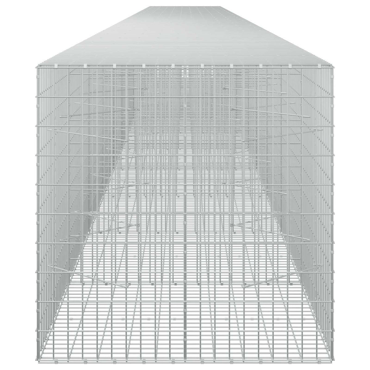 vidaXL Gabion with 5 mm Wire and 5x10 cm Mesh 1200x100x100 cm 4