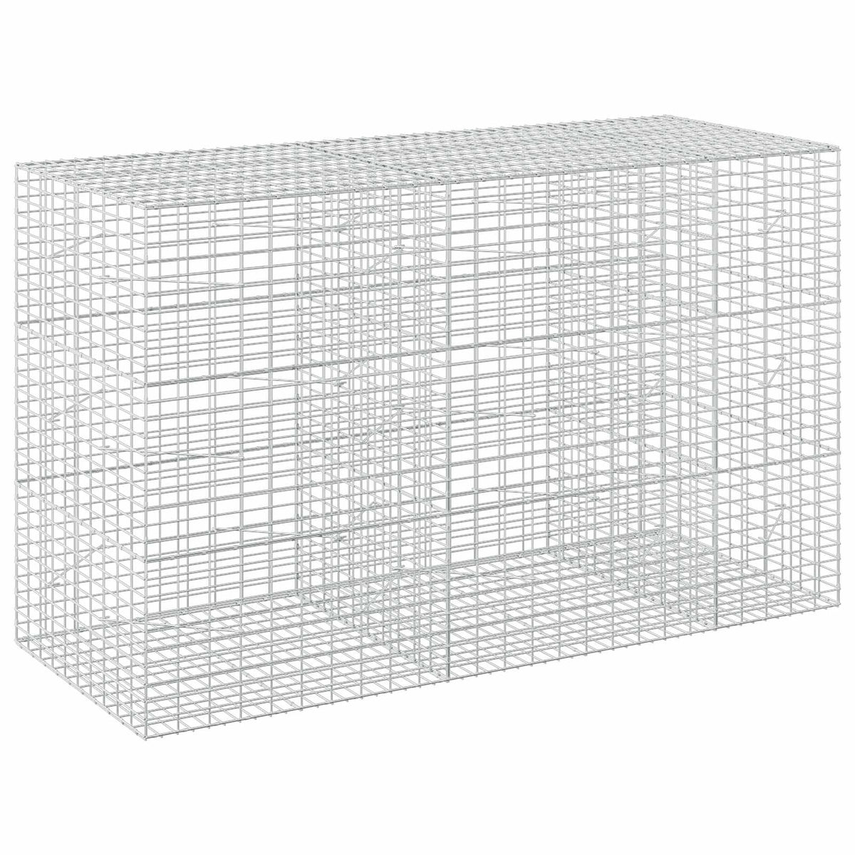 Gabion with 5 mm Wire and 5x10 cm Mesh 50x100x150 cm Height 150 cm Thickness 100 cm 50–1000 cm 250 cm
