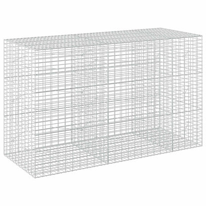 Gabion with 5 mm Wire and 5x10 cm Mesh 50x100x150 cm Height 150 cm Thickness 100 cm 50–1000 cm 250 cm