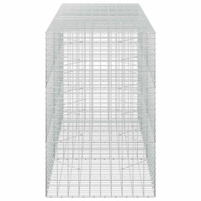 vidaXL Gabion with 5 mm Wire and 5x10 cm Mesh 250x100x150 cm 4