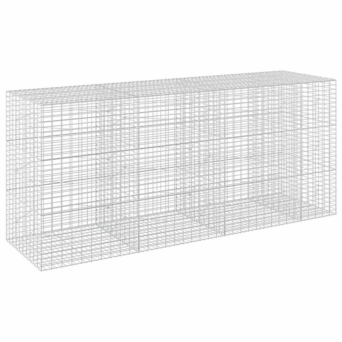 vidaXL Gabion with 5 mm Wire and 5x10 cm Mesh 350x100x150 cm 2