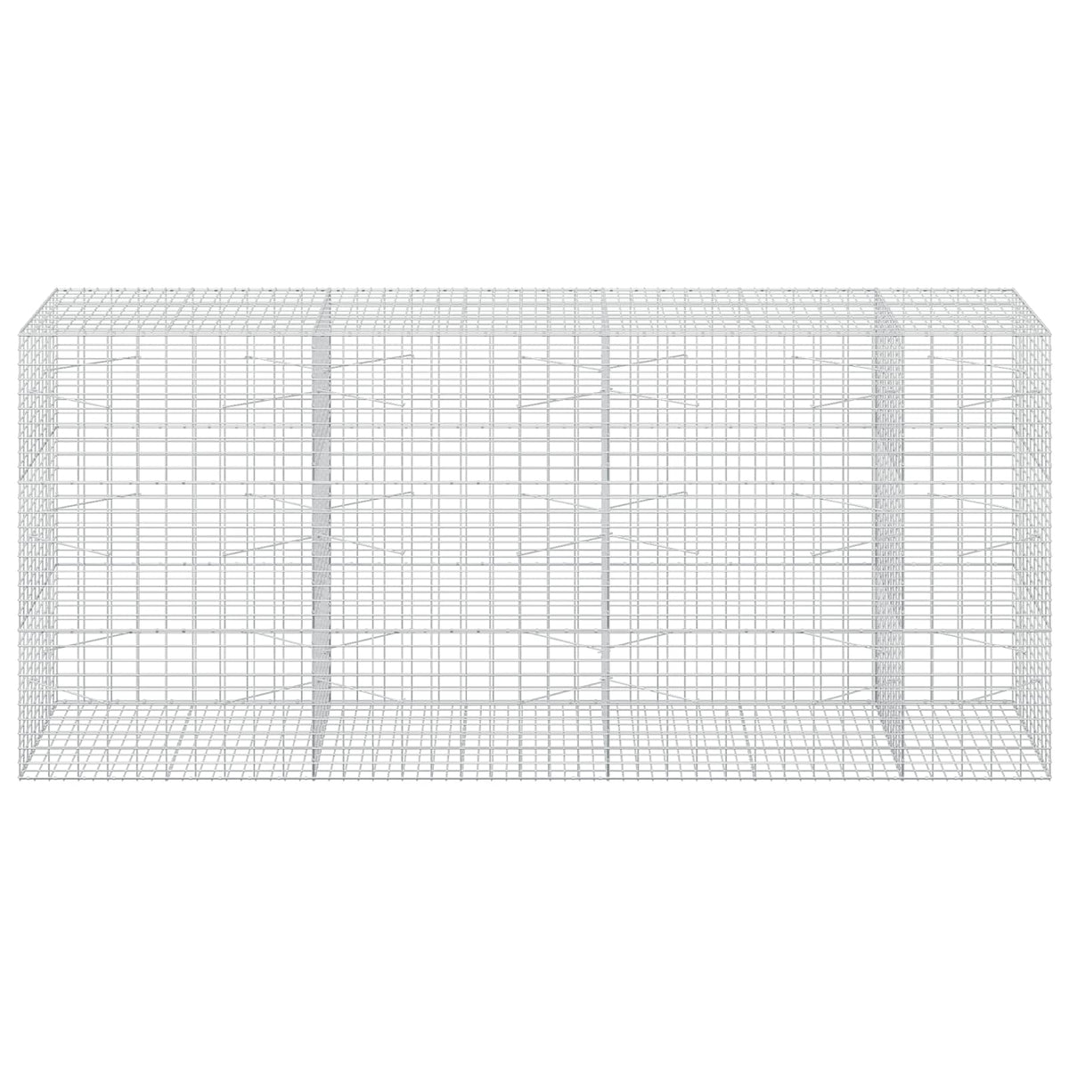 vidaXL Gabion with 5 mm Wire and 5x10 cm Mesh 350x100x150 cm 3