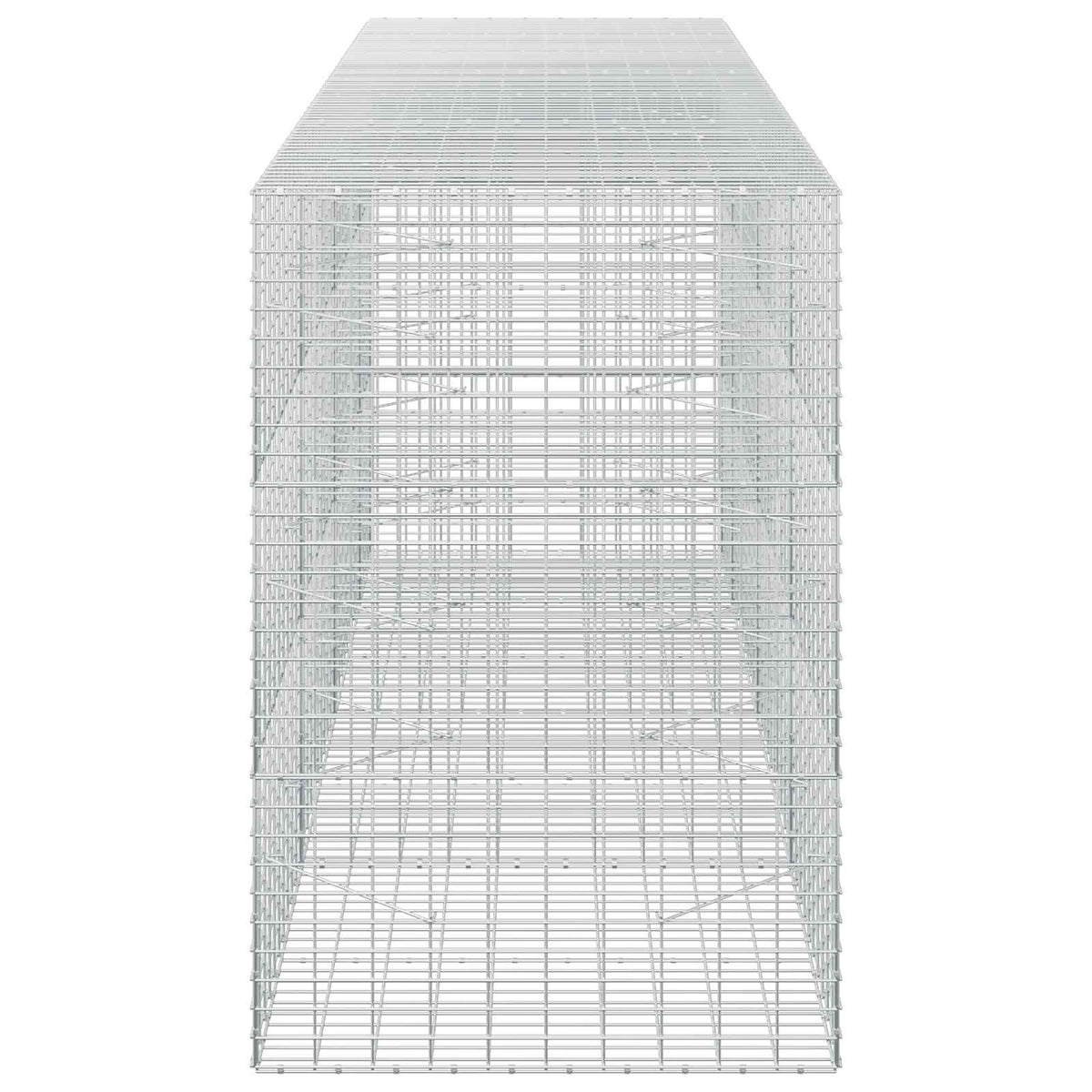 vidaXL Gabion with 5 mm Wire and 5x10 cm Mesh 350x100x150 cm 4