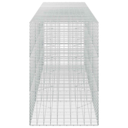 vidaXL Gabion with 5 mm Wire and 5x10 cm Mesh 350x100x150 cm 4