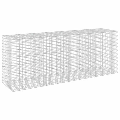 vidaXL Gabion with 5 mm Wire and 5x10 cm Mesh 400x100x150 cm 2