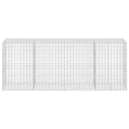vidaXL Gabion with 5 mm Wire and 5x10 cm Mesh 400x100x150 cm 3