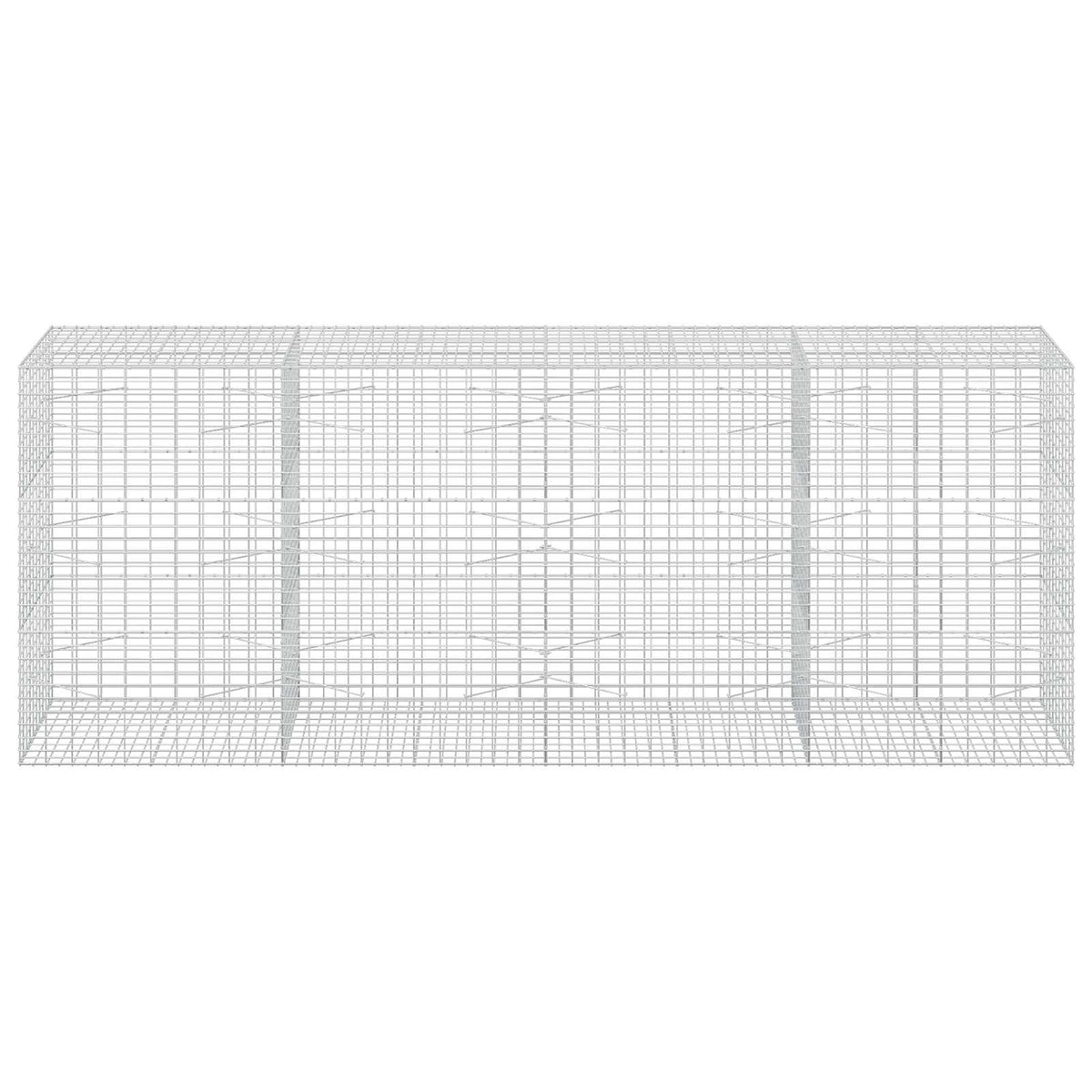 Gabion with 5 mm Wire and 5x10 cm Mesh 50x100x150 cm Height 150 cm Thickness 100 cm 50–1000 cm 400 cm