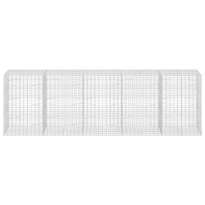 vidaXL Gabion with 5 mm Wire and 5x10 cm Mesh 500x100x150 cm 3