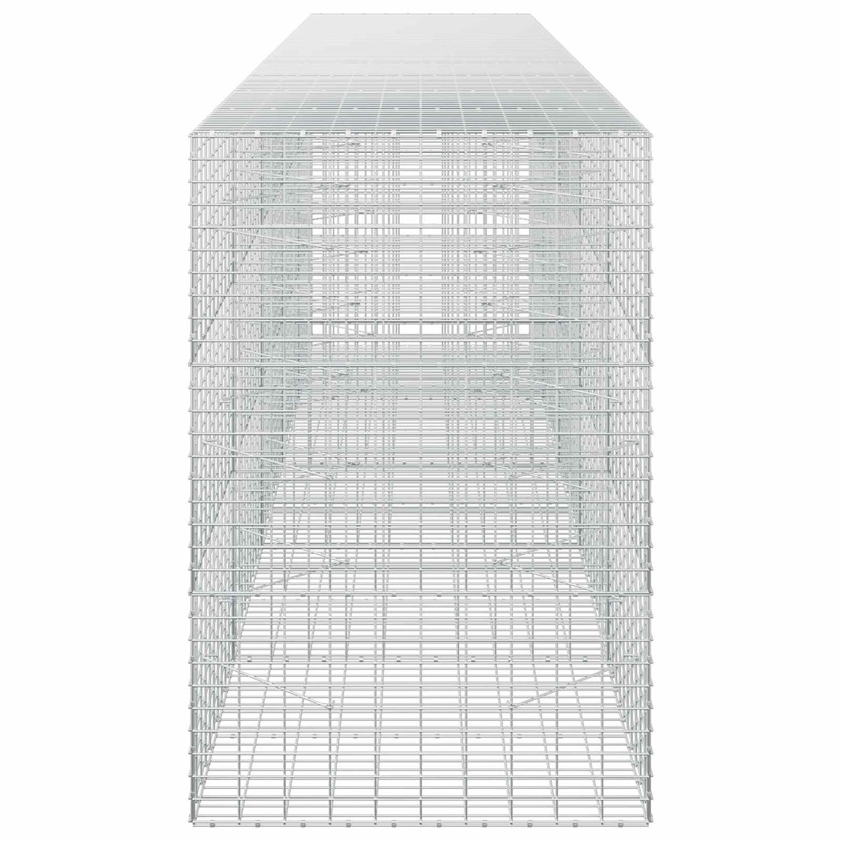 vidaXL Gabion with 5 mm Wire and 5x10 cm Mesh 500x100x150 cm 4