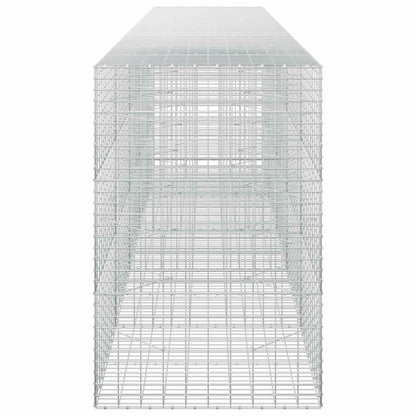 vidaXL Gabion with 5 mm Wire and 5x10 cm Mesh 500x100x150 cm 4