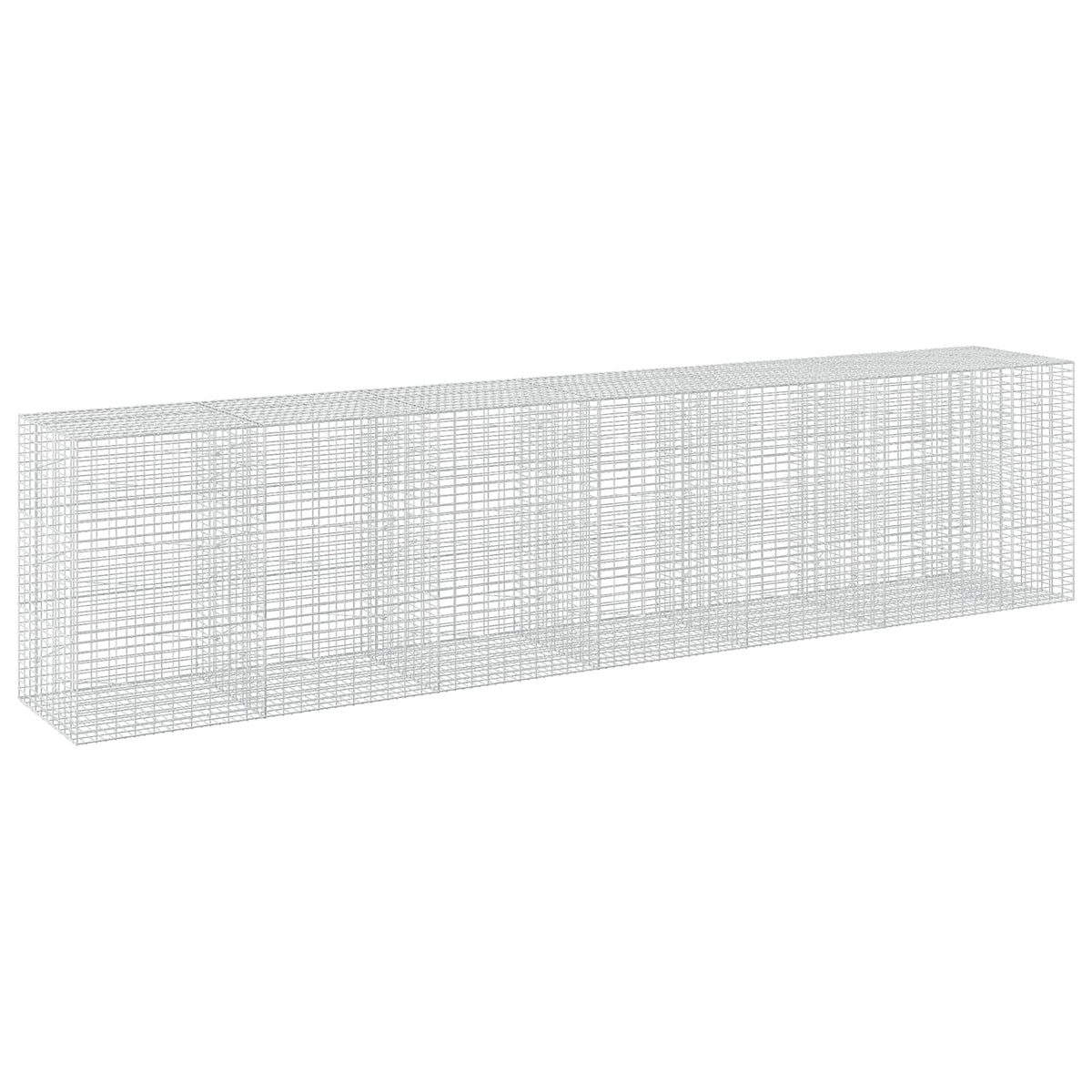 Gabion with 5 mm Wire and 5x10 cm Mesh 50x100x150 cm Height 150 cm Thickness 100 cm 50–1000 cm 650 cm