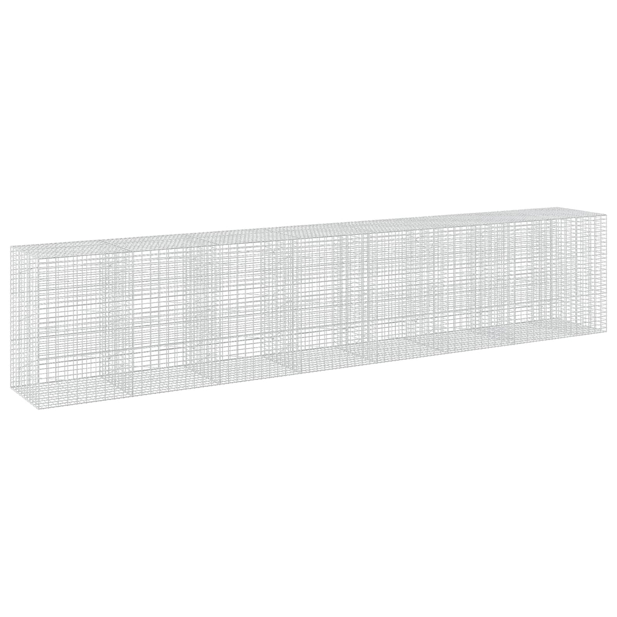 vidaXL Gabion with 5 mm Wire and 5x10 cm Mesh 750x100x150 cm 2