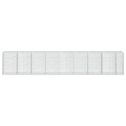vidaXL Gabion with 5 mm Wire and 5x10 cm Mesh 850x100x150 cm 3