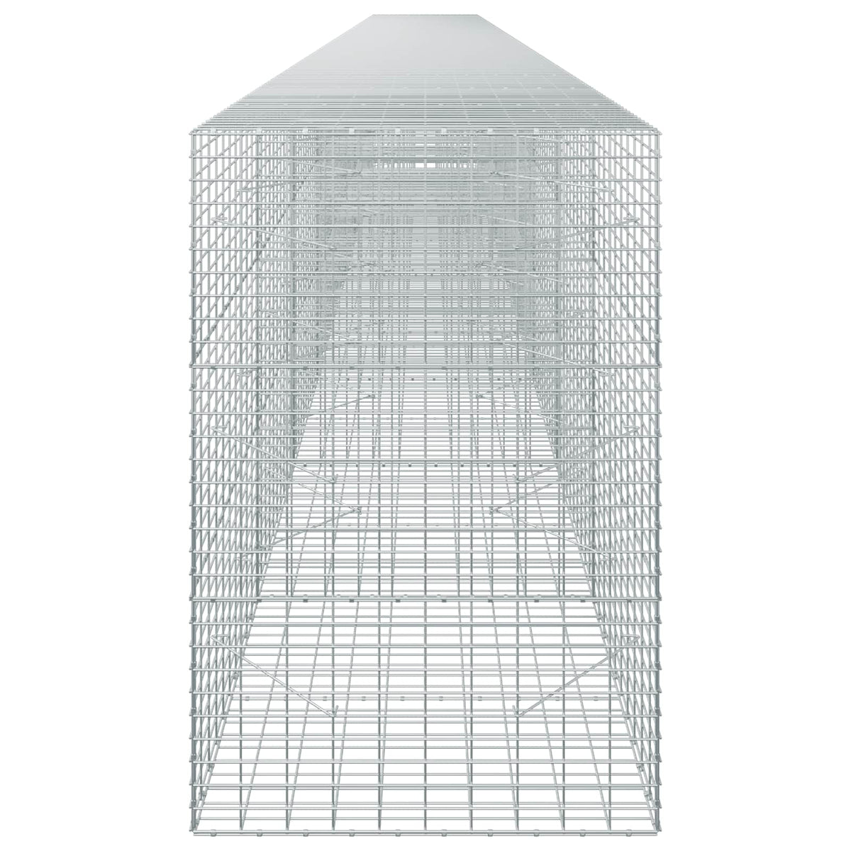 vidaXL Gabion with 5 mm Wire and 5x10 cm Mesh 900x100x150 cm 4