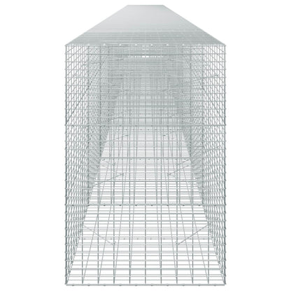 vidaXL Gabion with 5 mm Wire and 5x10 cm Mesh 900x100x150 cm 4