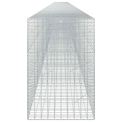 vidaXL Gabion with 5 mm Wire and 5x10 cm Mesh 950x100x150 cm 4