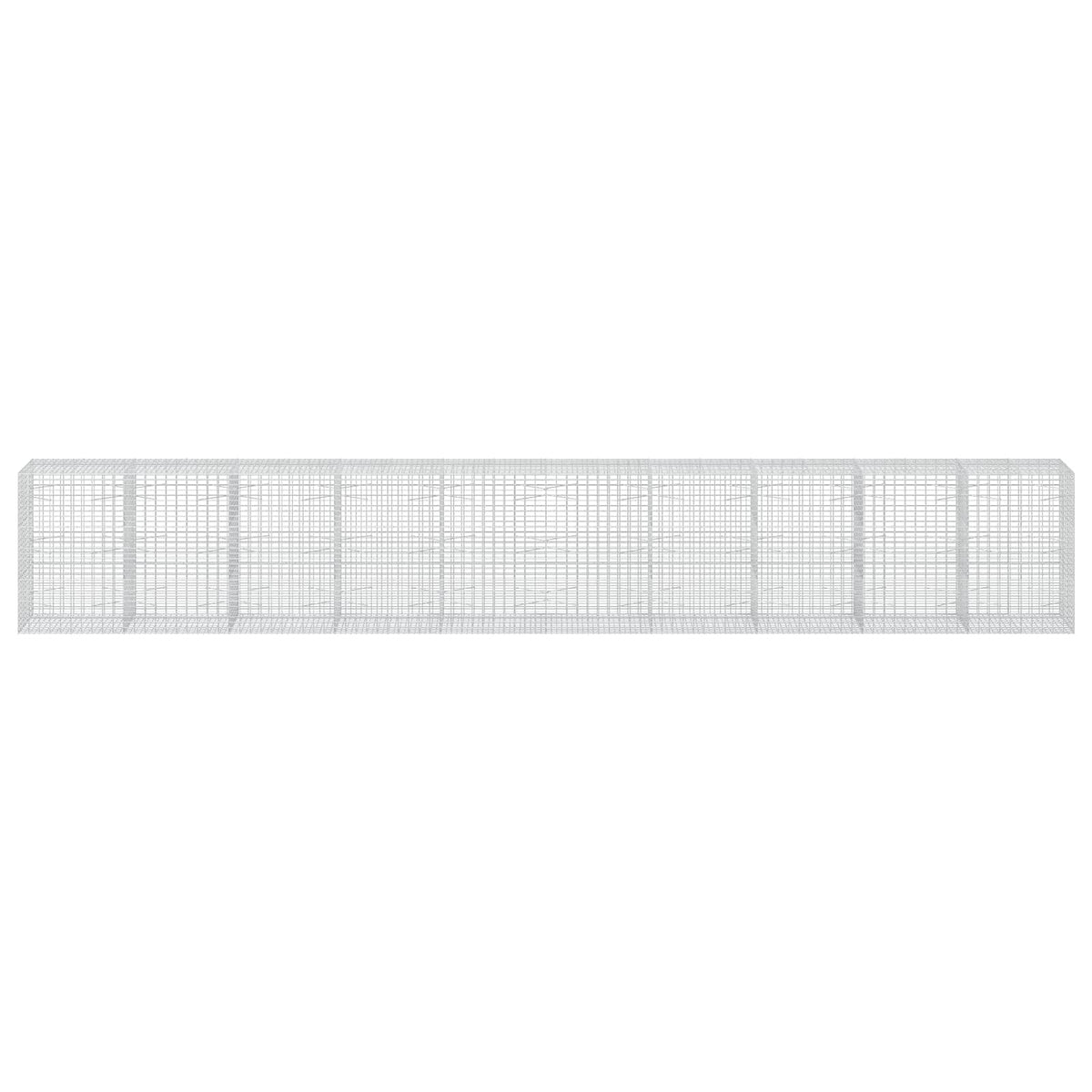 Gabion with 5 mm Wire and 5x10 cm Mesh 50x100x150 cm Height 150 cm Thickness 100 cm 50–1000 cm 1000 cm