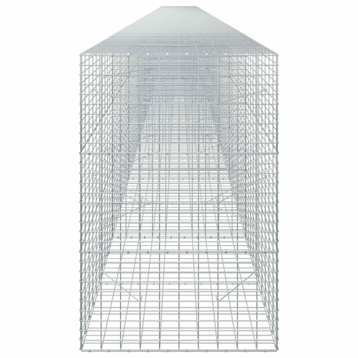 vidaXL Gabion with 5 mm Wire and 5x10 cm Mesh 1000x100x150 cm 4