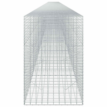 vidaXL Gabion with 5 mm Wire and 5x10 cm Mesh 1000x100x150 cm 4