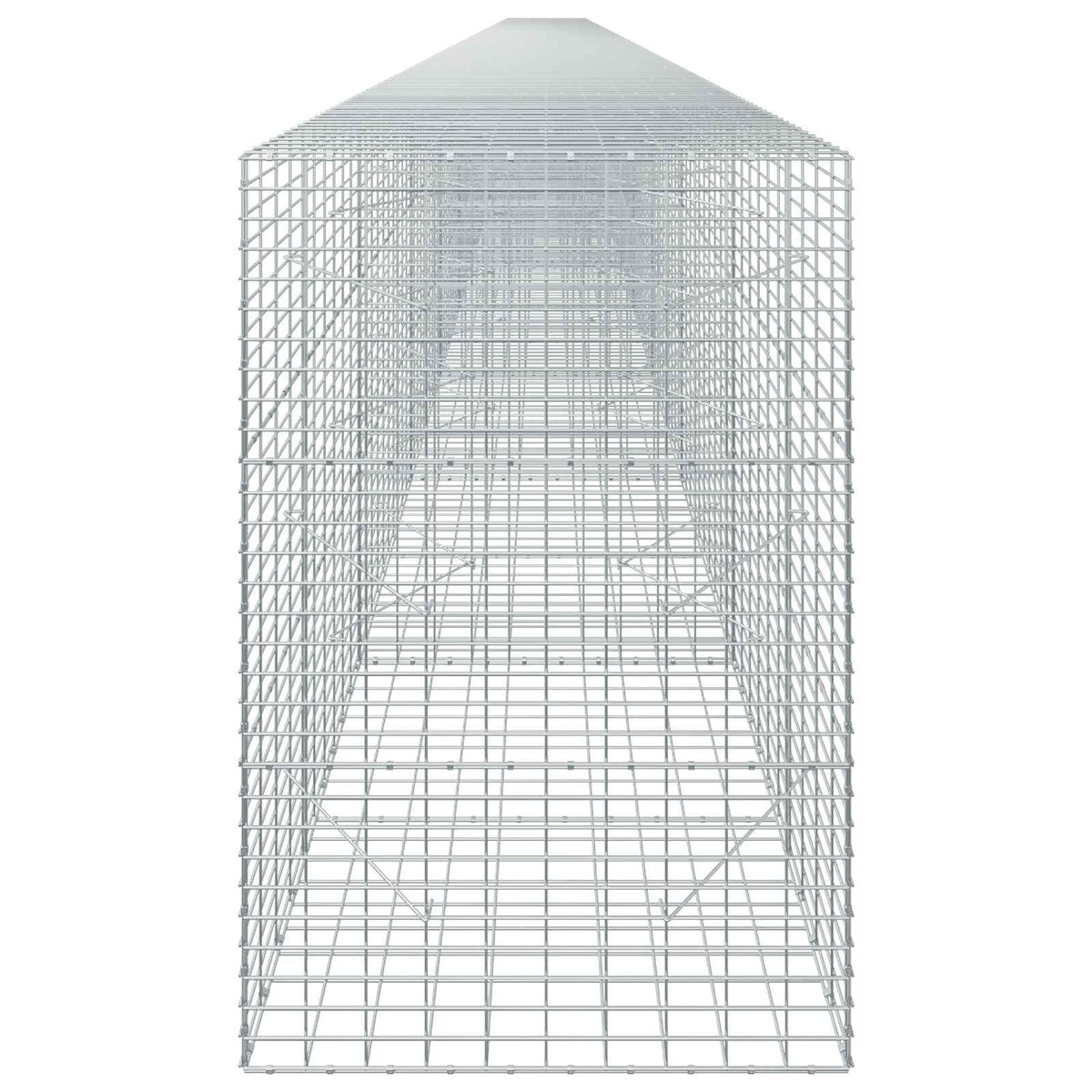 vidaXL Gabion with 5 mm Wire and 5x10 cm Mesh 1100x100x150 cm 4