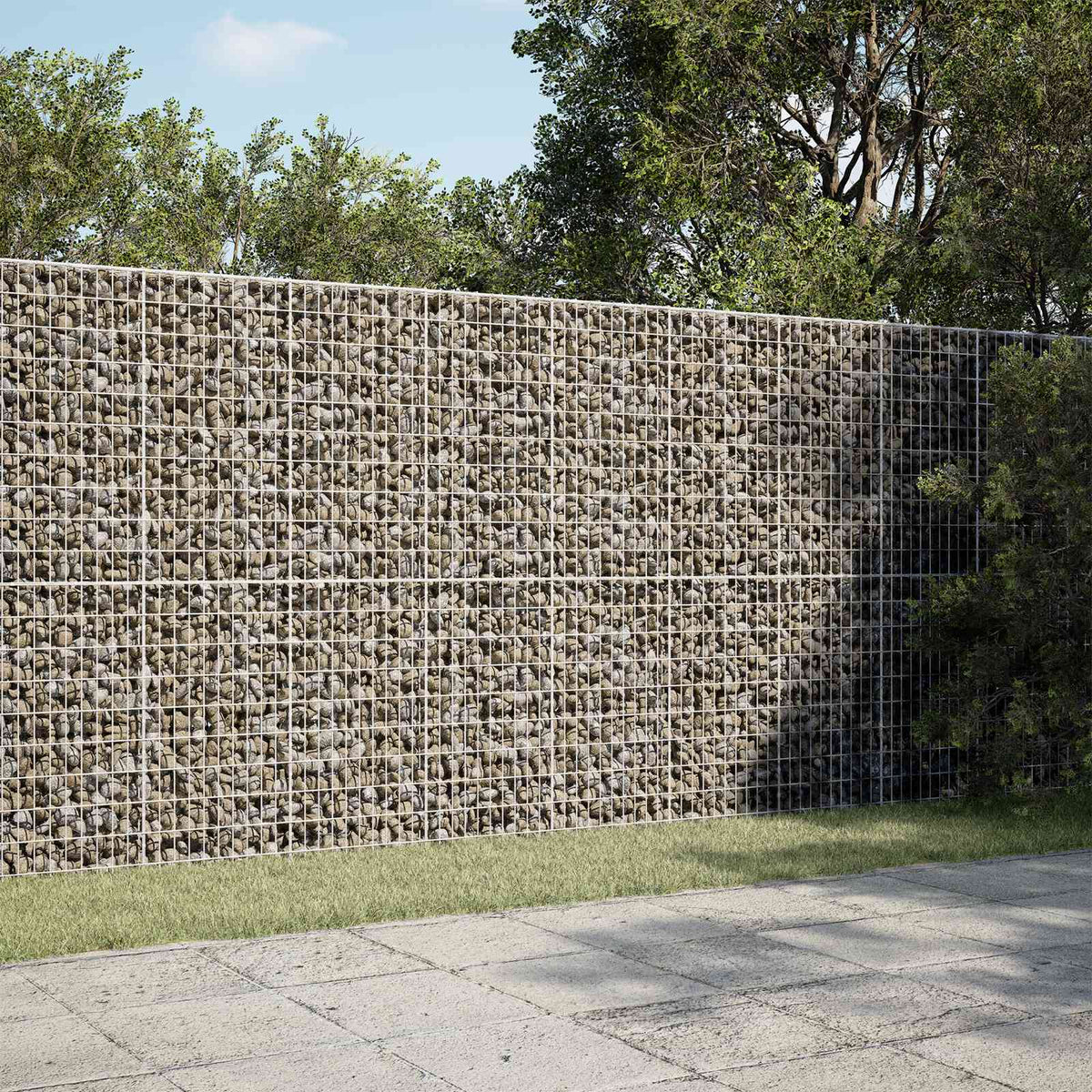 vidaXL Gabion with 5 mm Wire and 5x10 cm Mesh 50x100x200 cm