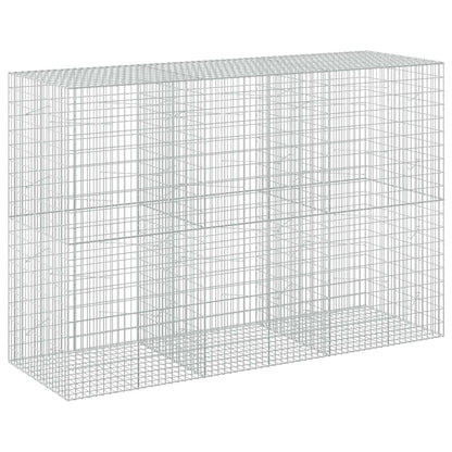 Gabion with 5 mm Wire and 5x10 cm Mesh 50x100x200 cm Height 200 cm Thickness 100 cm 50–1000 cm 300 cm