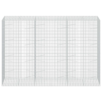 vidaXL Gabion with 5 mm Wire and 5x10 cm Mesh 300x100x200 cm 3