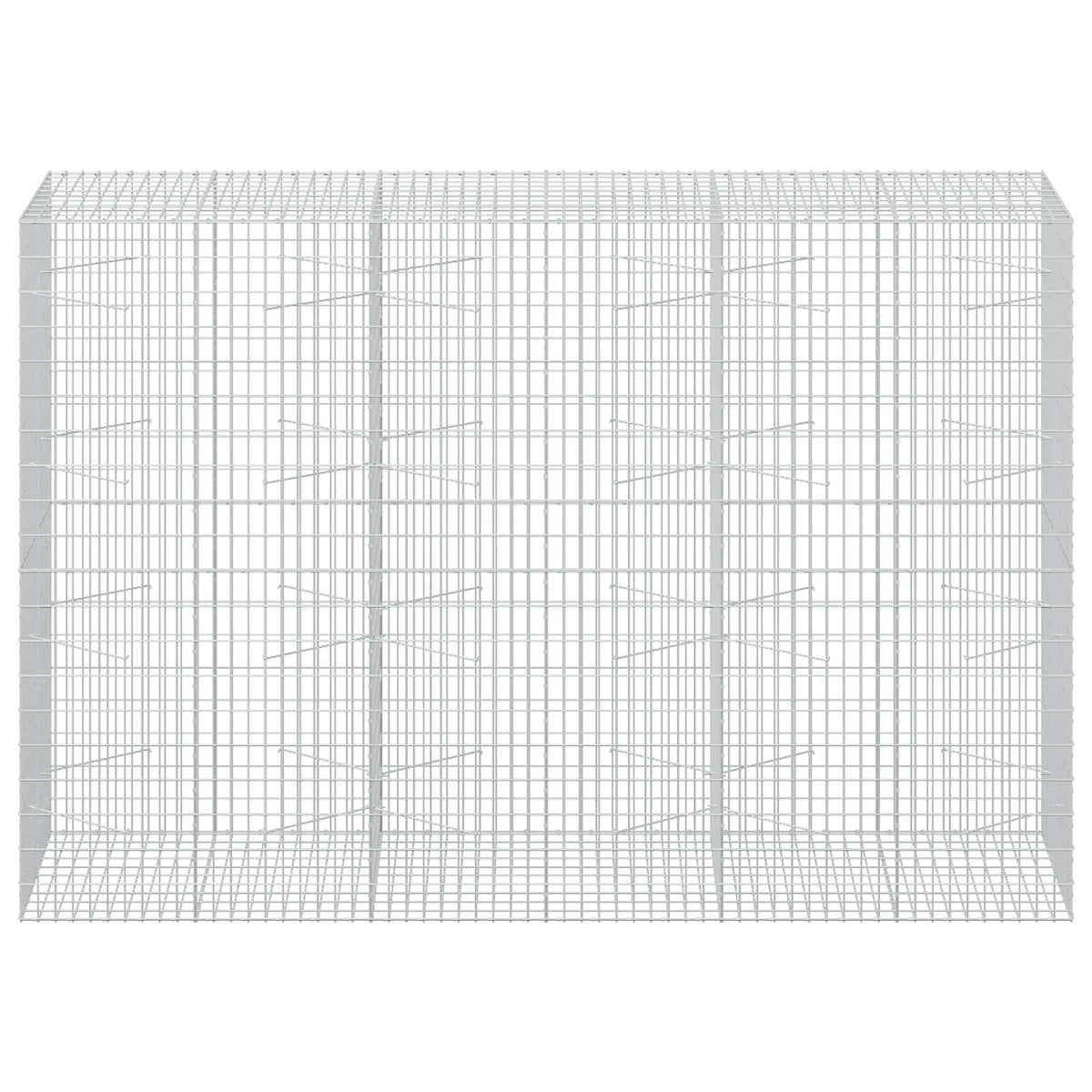 Gabion with 5 mm Wire and 5x10 cm Mesh 50x100x200 cm Height 200 cm Thickness 100 cm 50–1000 cm 300 cm