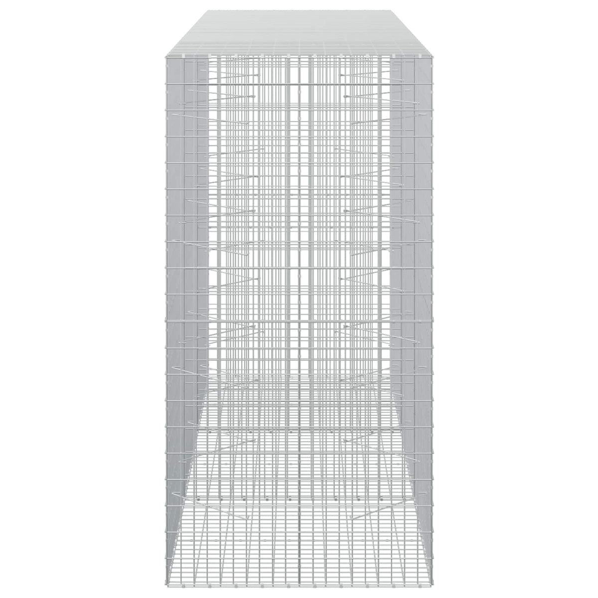 vidaXL Gabion with 5 mm Wire and 5x10 cm Mesh 300x100x200 cm 4