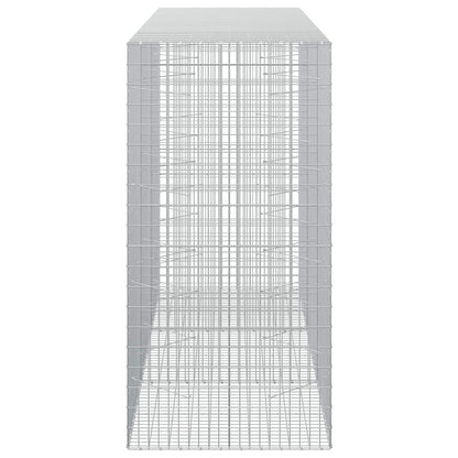 vidaXL Gabion with 5 mm Wire and 5x10 cm Mesh 300x100x200 cm 4