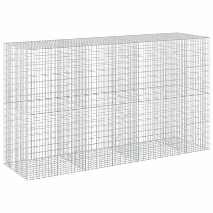 vidaXL Gabion with 5 mm Wire and 5x10 cm Mesh 350x100x200 cm 2