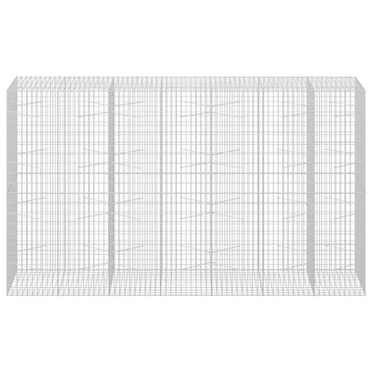 vidaXL Gabion with 5 mm Wire and 5x10 cm Mesh 350x100x200 cm 3