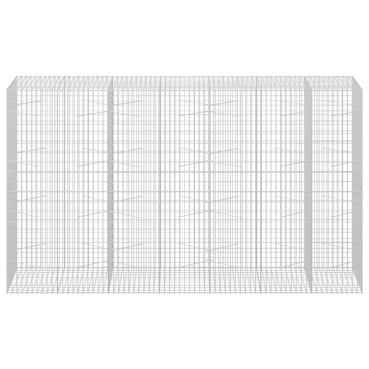 Gabion with 5 mm Wire and 5x10 cm Mesh 50x100x200 cm Height 200 cm Thickness 100 cm 50–1000 cm 350 cm