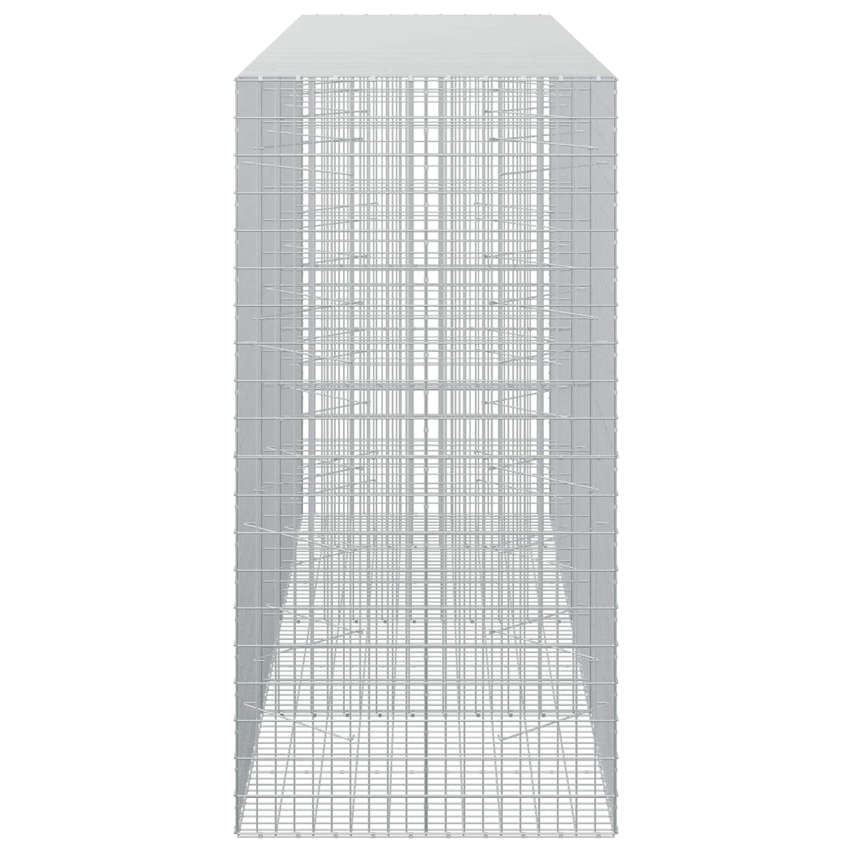 vidaXL Gabion with 5 mm Wire and 5x10 cm Mesh 350x100x200 cm 4