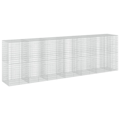 vidaXL Gabion with 5 mm Wire and 5x10 cm Mesh 650x100x200 cm 2