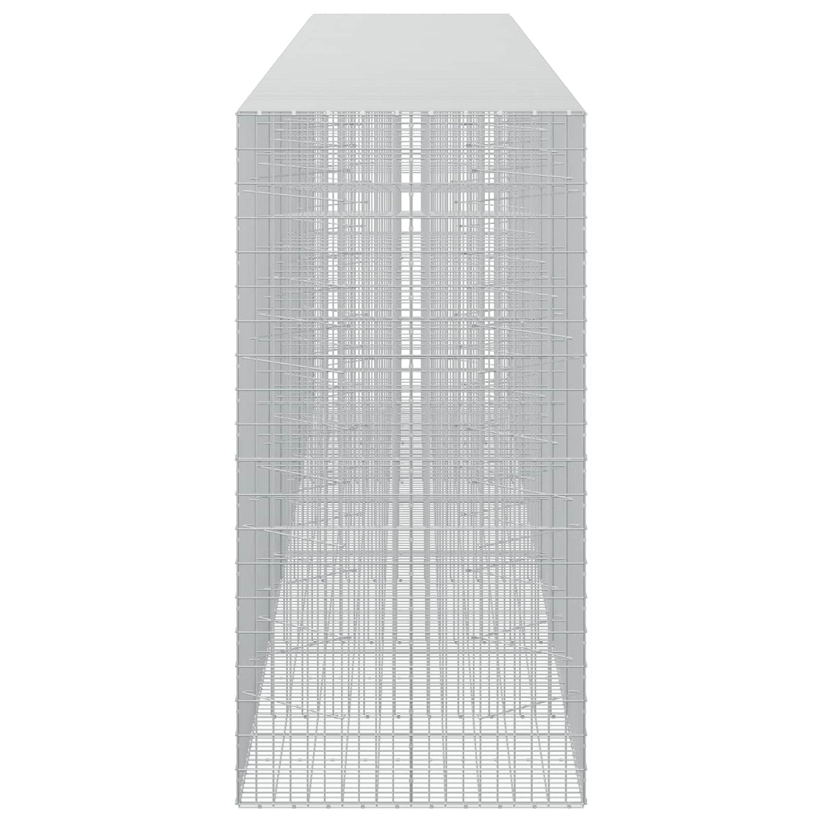 vidaXL Gabion with 5 mm Wire and 5x10 cm Mesh 700x100x200 cm 4