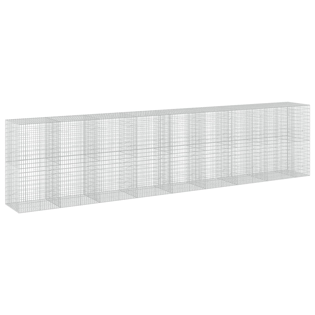 vidaXL Gabion with 5 mm Wire and 5x10 cm Mesh 850x100x200 cm 2