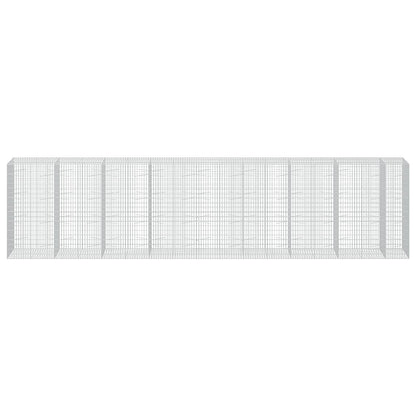Gabion with 5 mm Wire and 5x10 cm Mesh 50x100x200 cm Height 200 cm Thickness 100 cm 50–1000 cm 850 cm