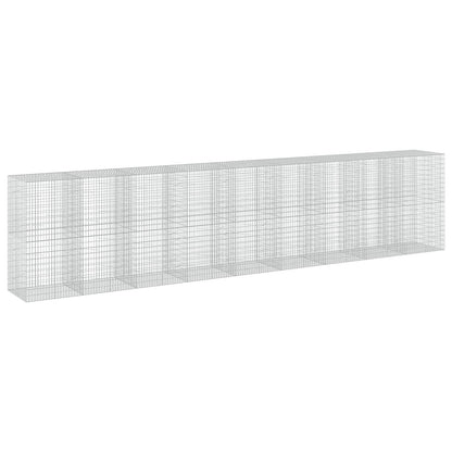 vidaXL Gabion with 5 mm Wire and 5x10 cm Mesh 900x100x200 cm 2