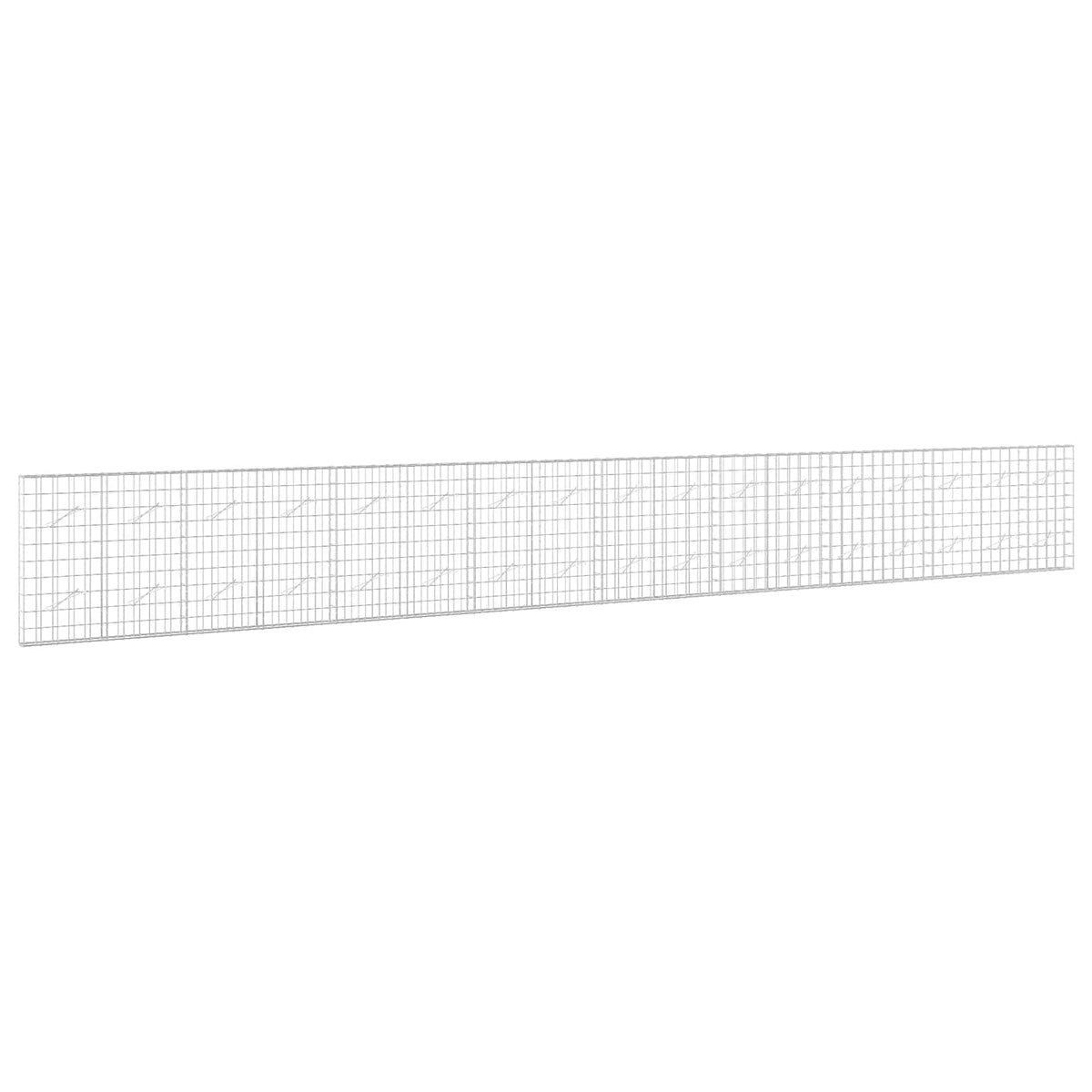vidaXL Gabion with 5 mm Wire and 10x10 cm Mesh 850x10x100 cm 2