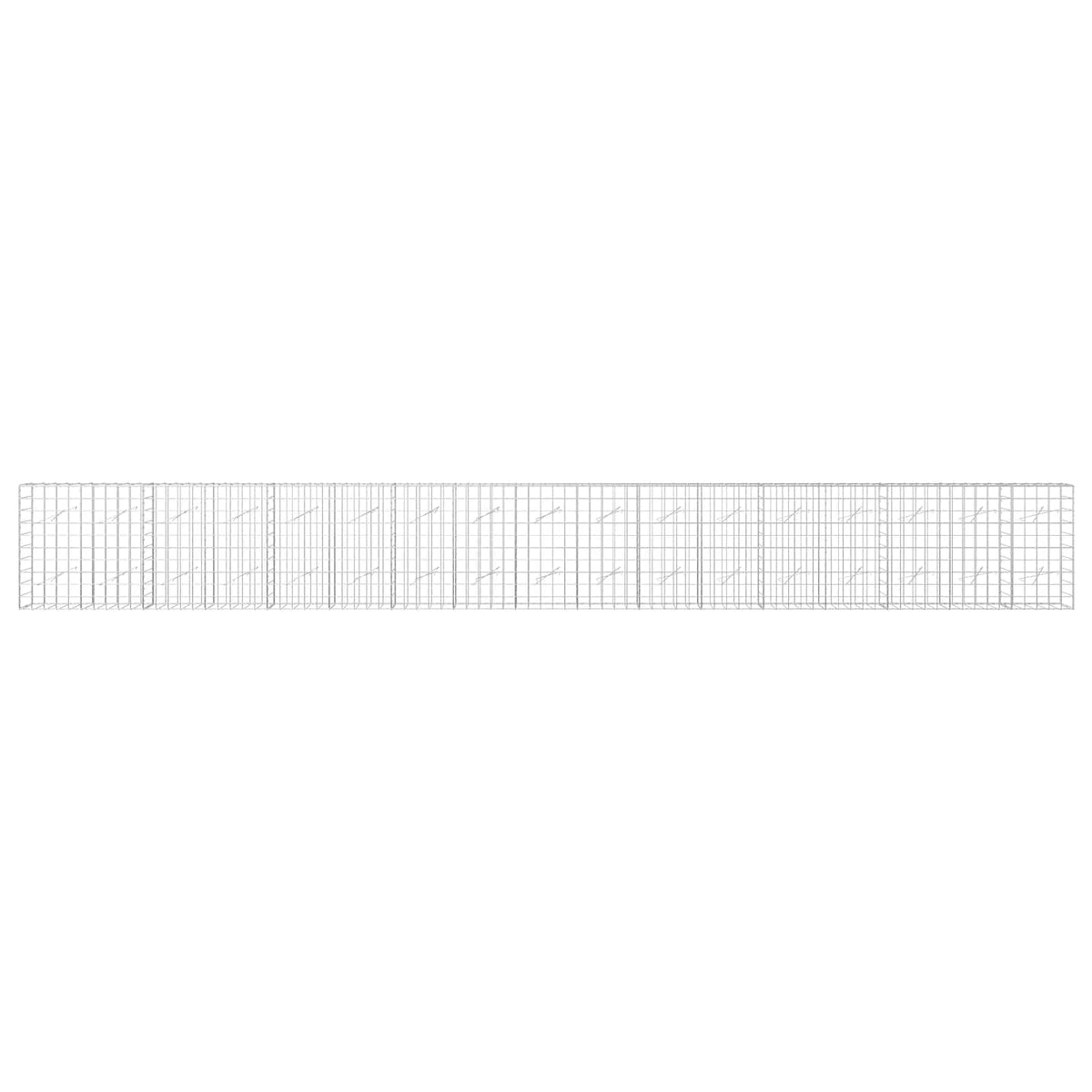 vidaXL Gabion with 5 mm Wire and 10x10 cm Mesh 850x10x100 cm 3