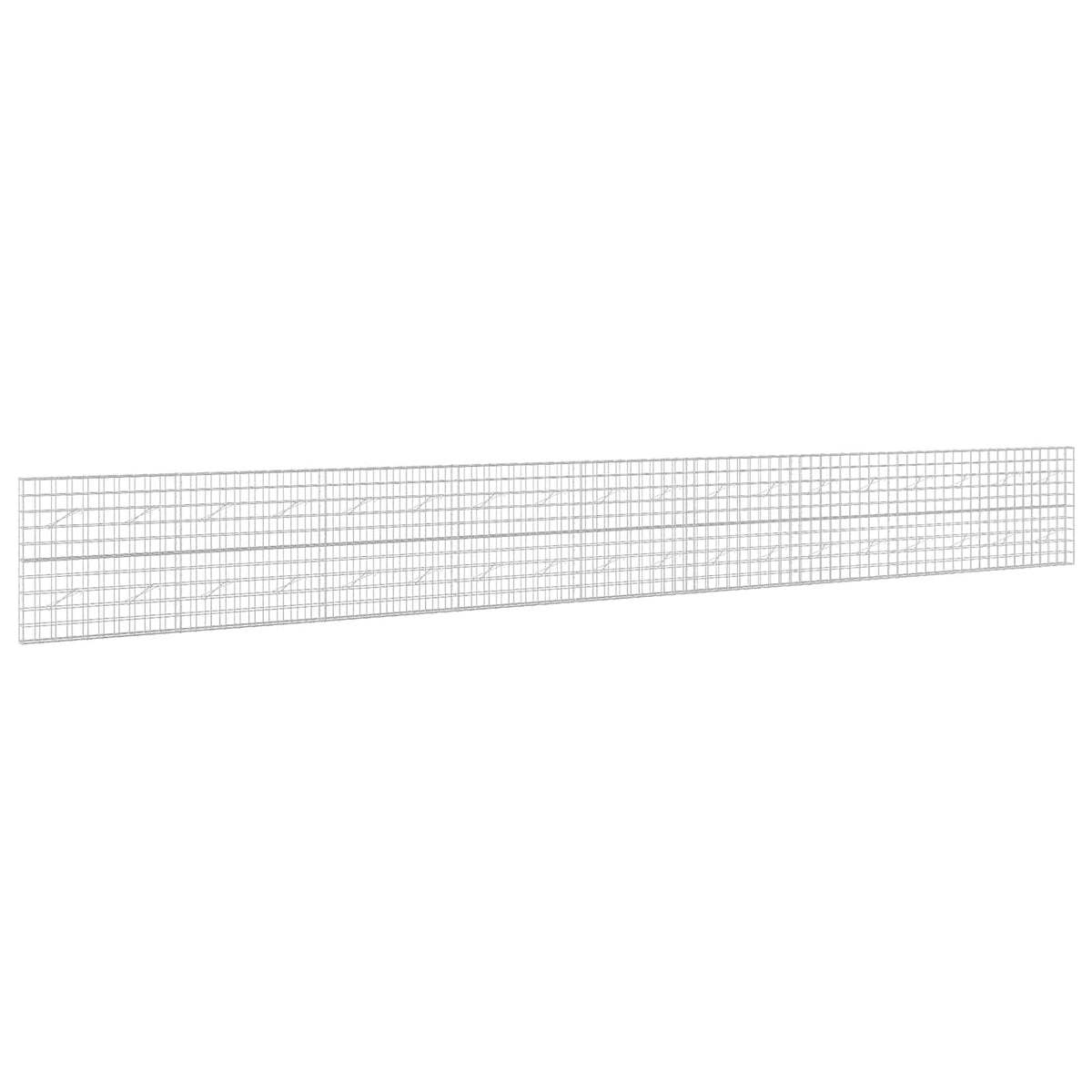 vidaXL Gabion with 5 mm Wire and 10x10 cm Mesh 900x10x100 cm 2