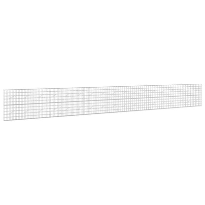 vidaXL Gabion with 5 mm Wire and 10x10 cm Mesh 900x10x100 cm 2