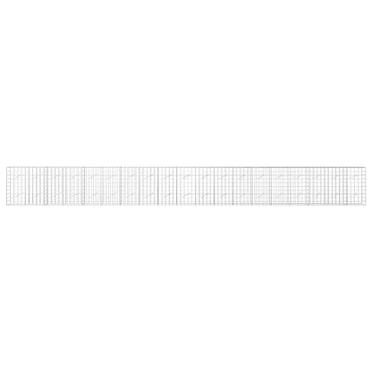 vidaXL Gabion with 5 mm Wire and 10x10 cm Mesh 950x10x100 cm 3