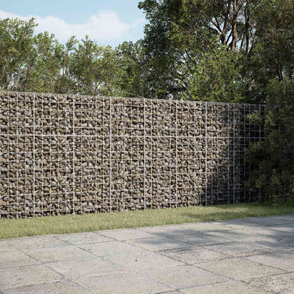 vidaXL Gabion with 5 mm Wire and 10x10 cm Mesh 50x10x150 cm