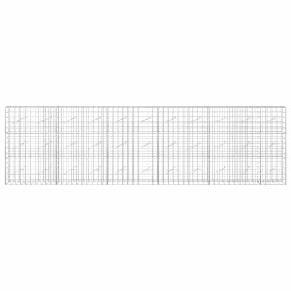 vidaXL Gabion with 5 mm Wire and 10x10 cm Mesh 550x10x150 cm 3